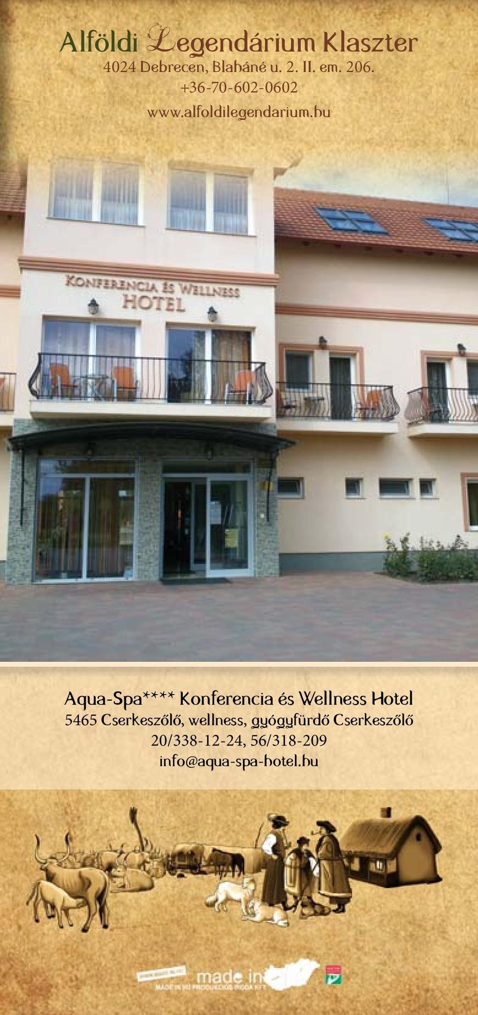 hu Aqua-Spa**** Konferencia és Wellness Hotel 5465 Cserkeszőlő,