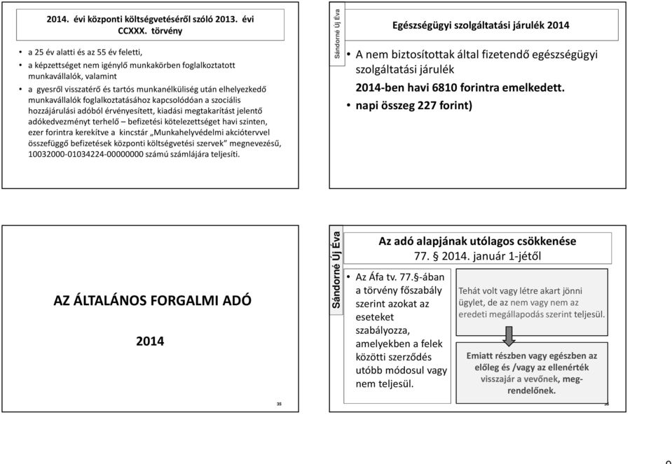 foglalkoztatásához kapcsolódóan aszociális hozzájárulási adóból érvényesített, kiadási megtakarítást jelentő adókedvezményt terhelő befizetési kötelezettséget havi szinten, ezer forintra kerekítve a