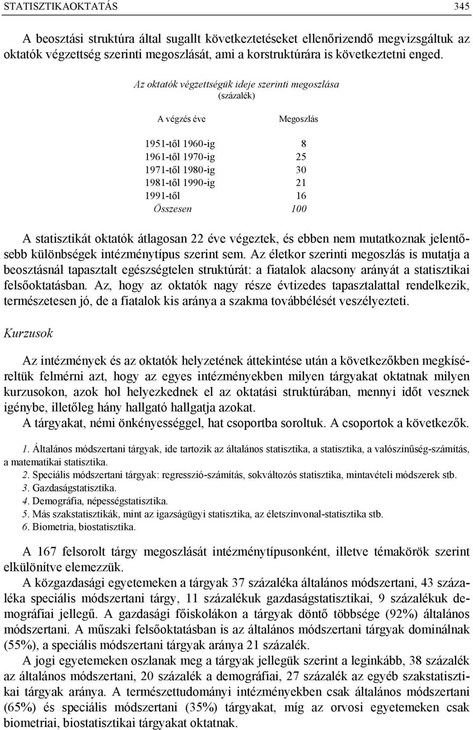 végeztek, és ebben nem mutatkoznak jelentősebb különbségek intézménytípus szerint sem.