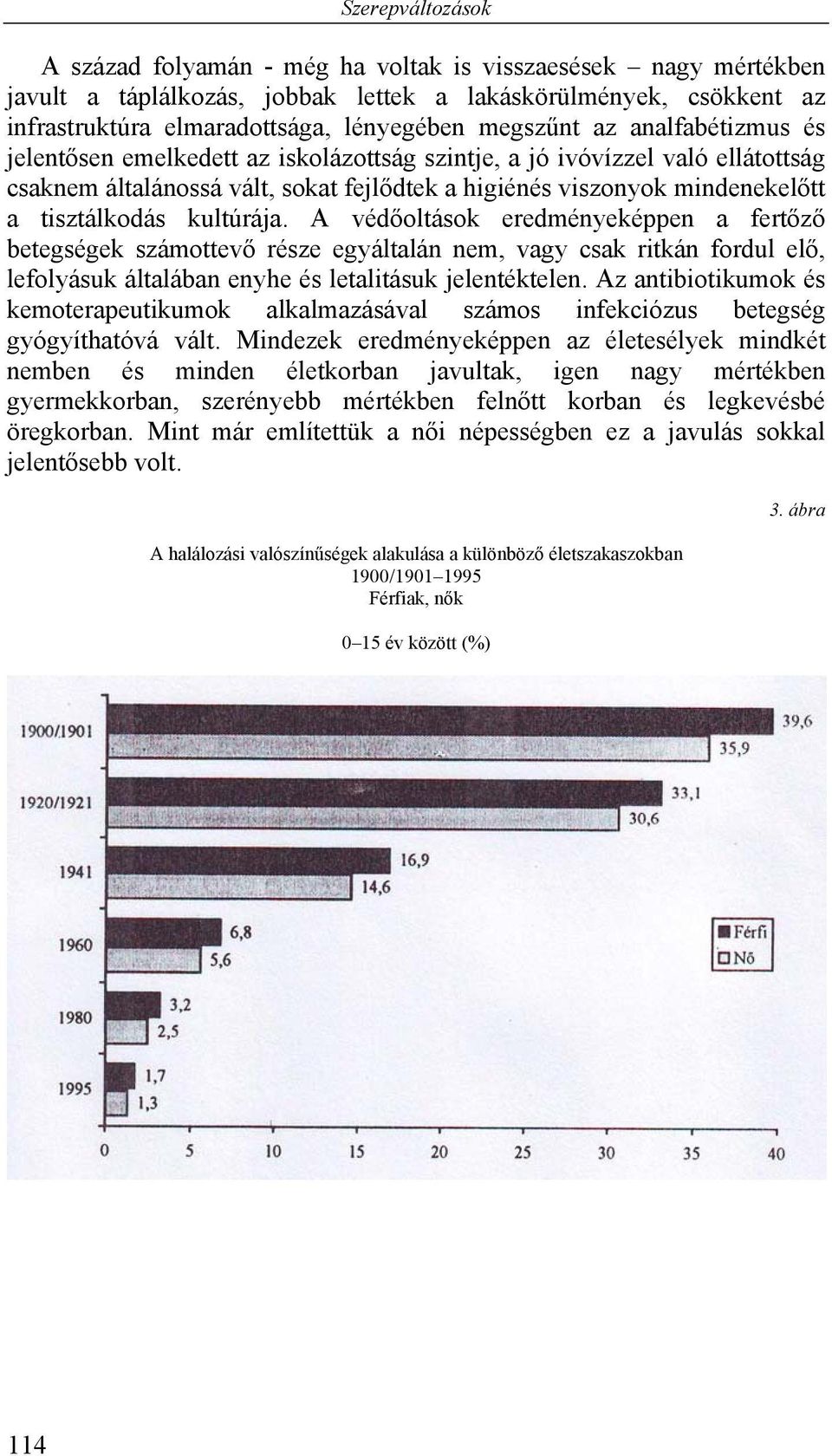 tisztálkodás kultúrája. A védőoltások eredményeképpen a fertőző betegségek számottevő része egyáltalán nem, vagy csak ritkán fordul elő, lefolyásuk általában enyhe és letalitásuk jelentéktelen.