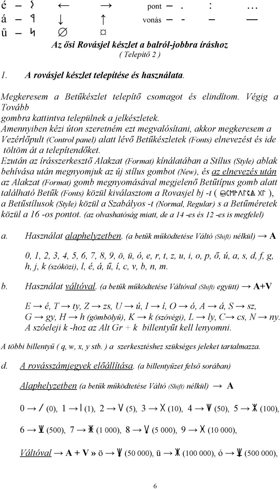 Amennyiben kézi úton szeretném ezt megvalósítani, akkor megkeresem a Vezérlőpult (Control panel) alatt lévő Betűkészletek (Fonts) elnevezést és ide töltöm át a telepítendőket.