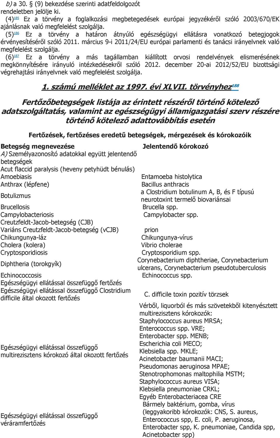 március 9-i 2011/24/EU európai parlamenti és tanácsi irányelvnek való megfelelést szolgálja.