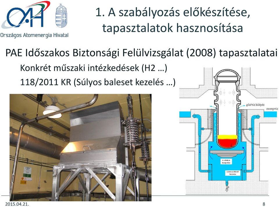 Felülvizsgálat (2008) tapasztalatai Konkrét