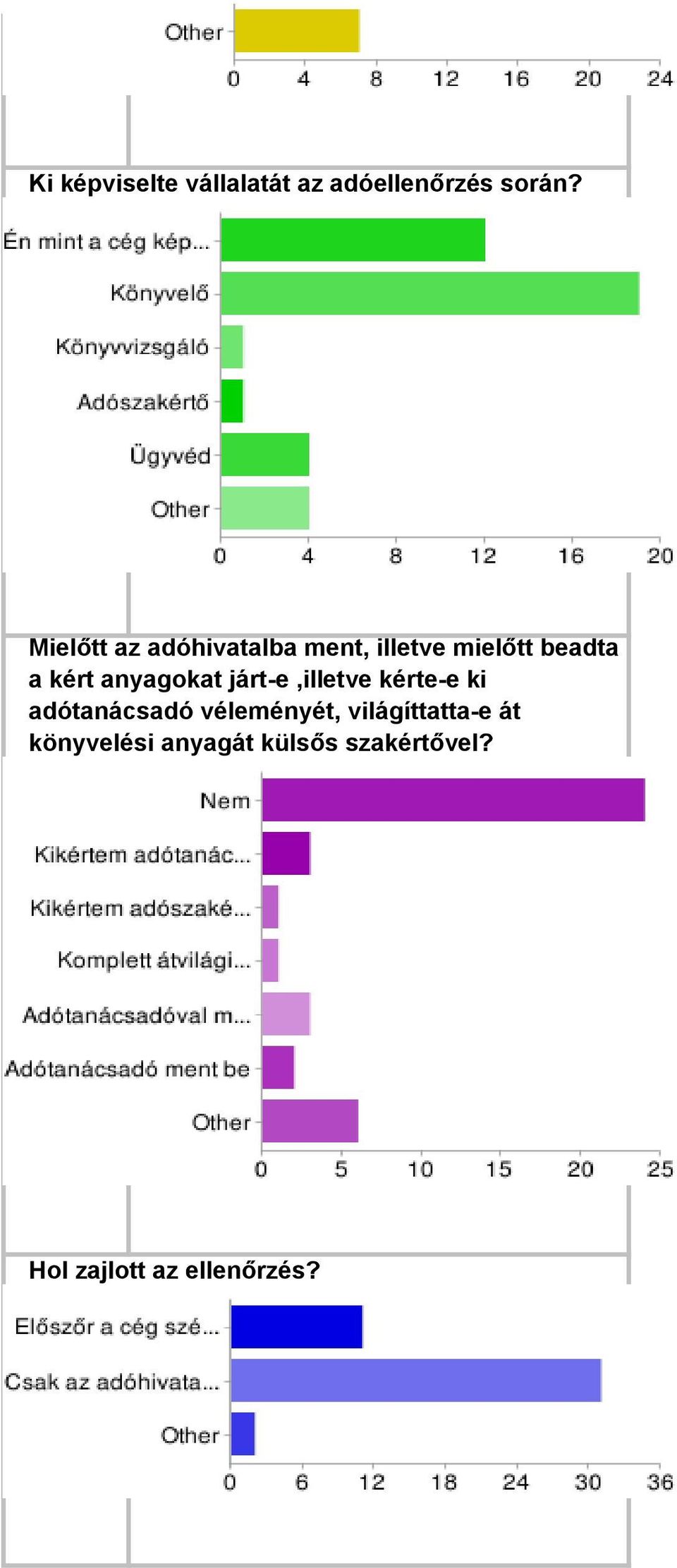 járt-e,illetve kérte-e ki adótanácsadó véleményét, világíttatta-e át könyvelési anyagát külsıs szakértıvel?