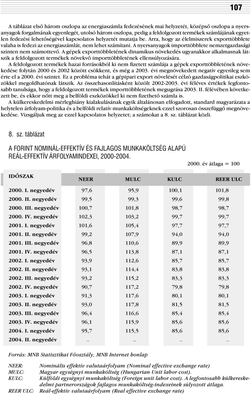 A nyersanyagok importtöbblete nemzetgazdasági szinten nem számottevõ.