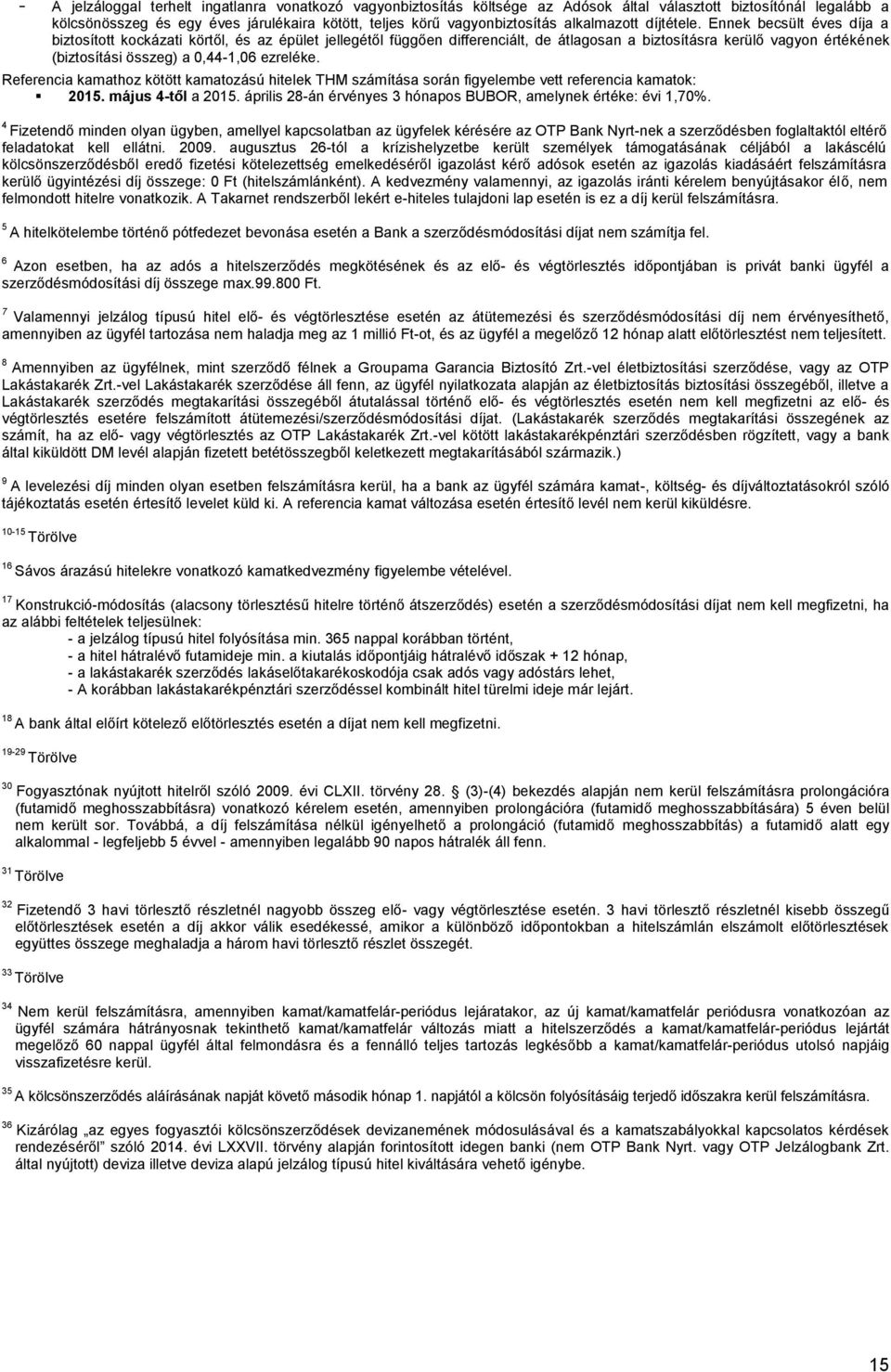 Ennek becsült éves díja a biztosított kockázati körtől, és az épület jellegétől függően differenciált, de átlagosan a biztosításra kerülő vagyon értékének (biztosítási összeg) a 0,44-1,06 ezreléke.