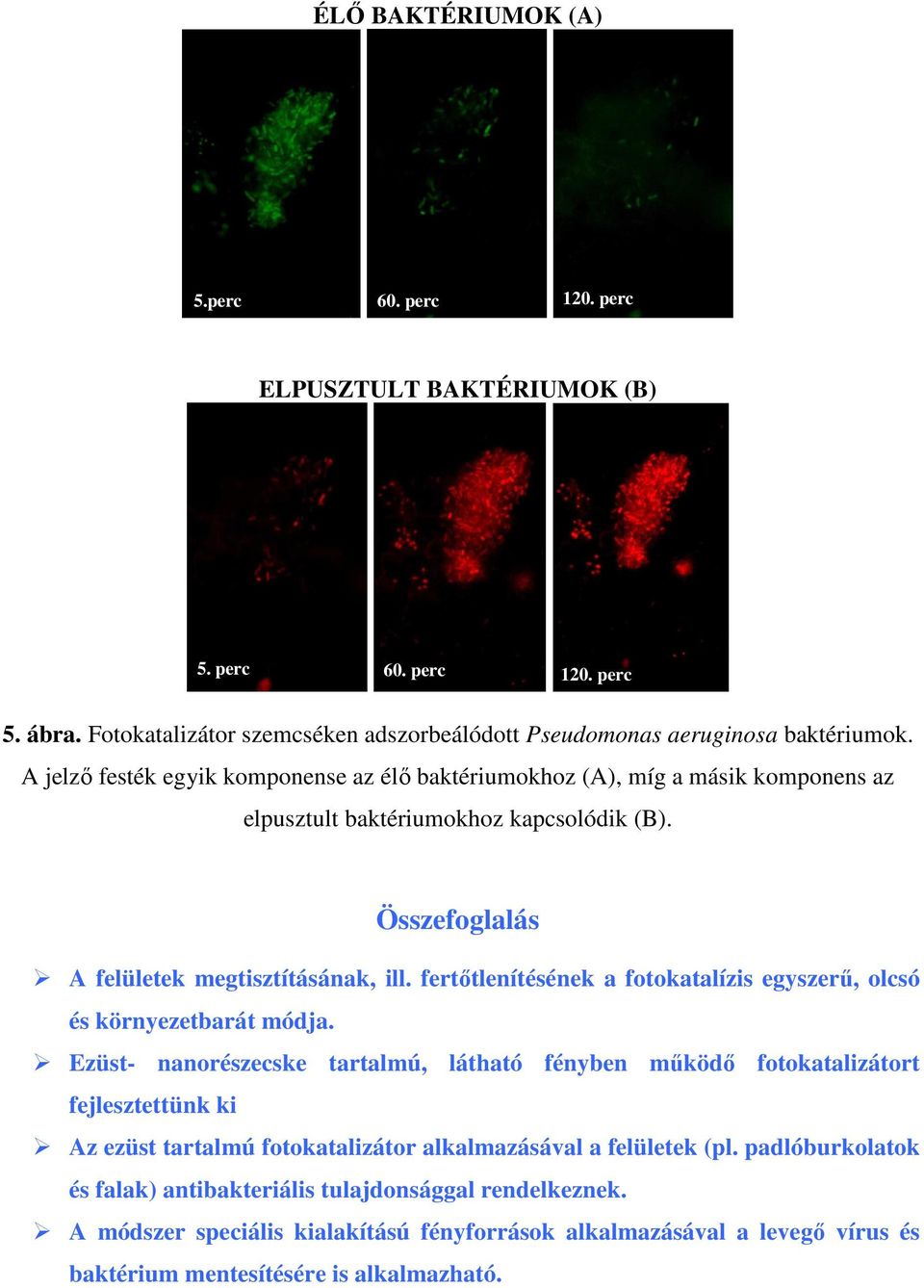 fertıtlenítésének a fotokatalízis egyszerő, olcsó és környezetbarát módja.