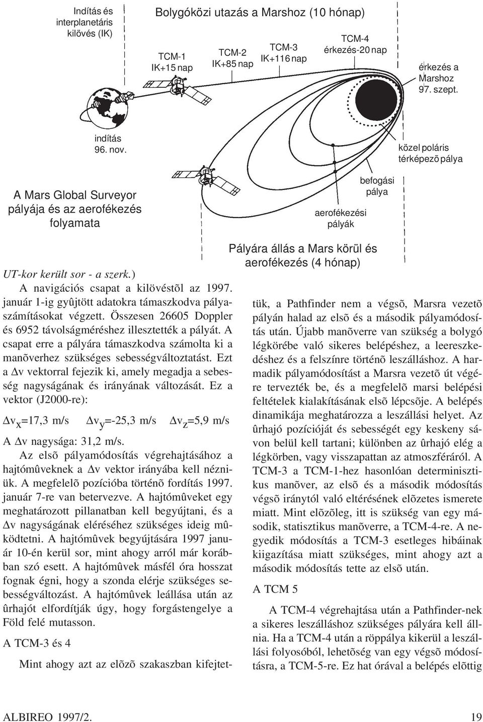 január 1-ig gyûjtött adatokra támaszkodva pályaszámításokat végzett. Összesen 26605 Doppler és 6952 távolságméréshez illesztették a pályát.