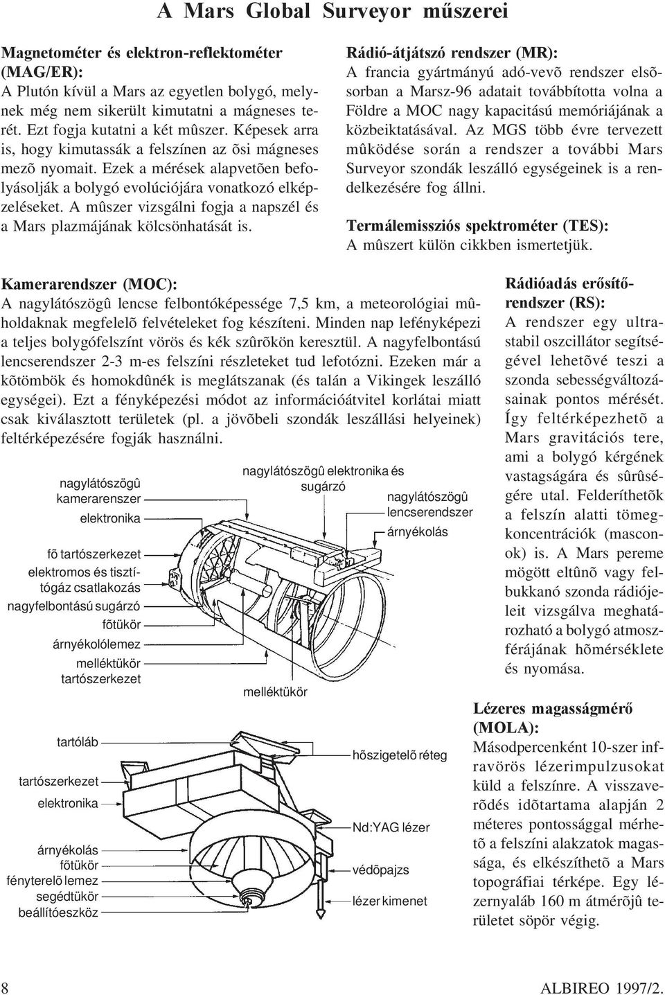 A mûszer vizsgálni fogja a napszél és a Mars plazmájának kölcsönhatását is.