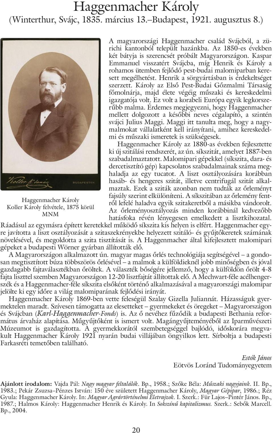 Az 1850-es években két bátyja is szerencsét próbált Magyarországon. Kaspar Emmanuel visszatért Svájcba, míg Henrik és Károly a rohamos ütemben fejlődő pest-budai malomiparban keresett megélhetést.