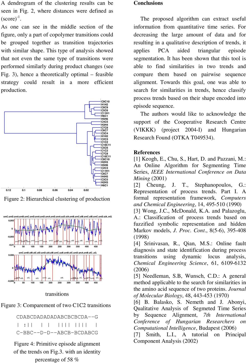This type of analysis showed that not even the same type of transitions were performed similarly during product changes (see Fig.