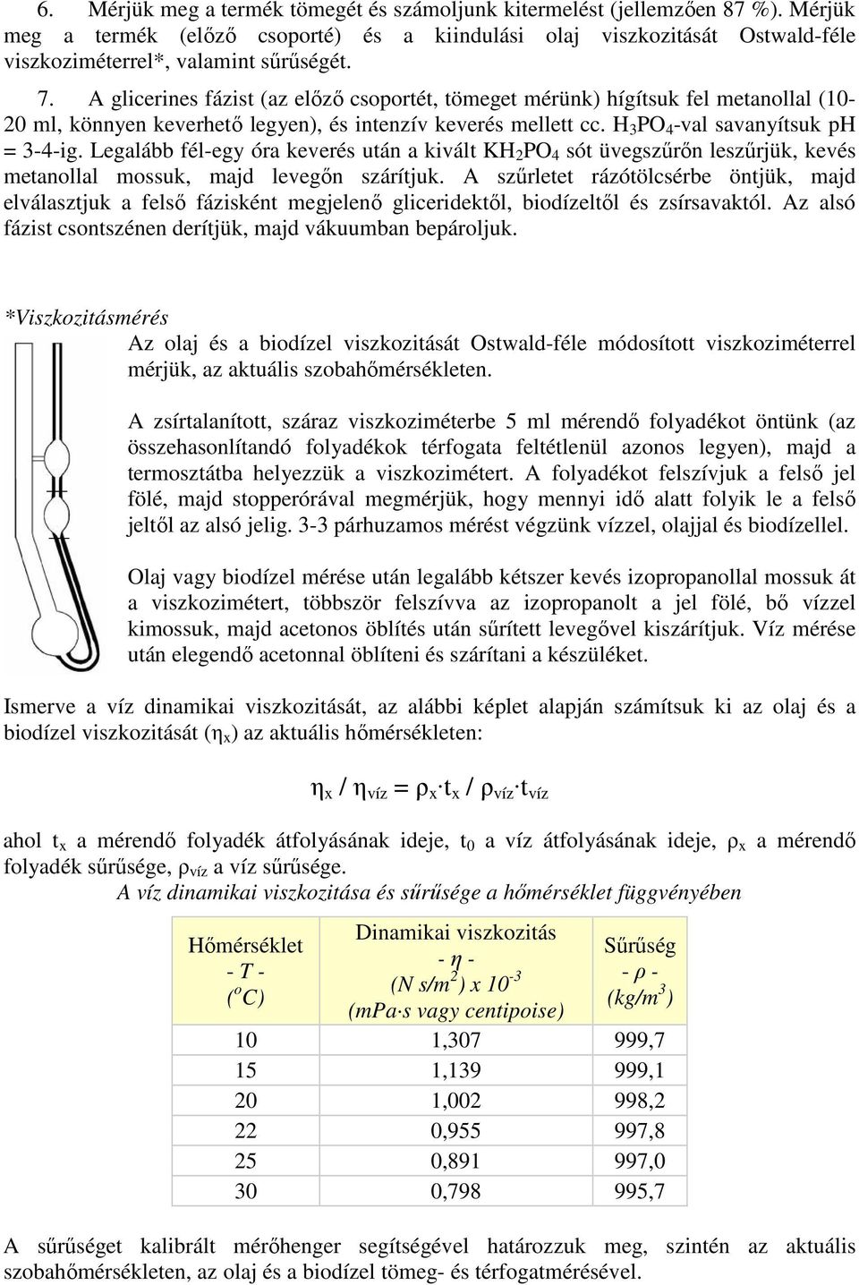 Legalább fél-egy óra keverés után a kivált KH 2 P 4 sót üvegszűrőn leszűrjük, kevés metanollal mossuk, majd levegőn szárítjuk.