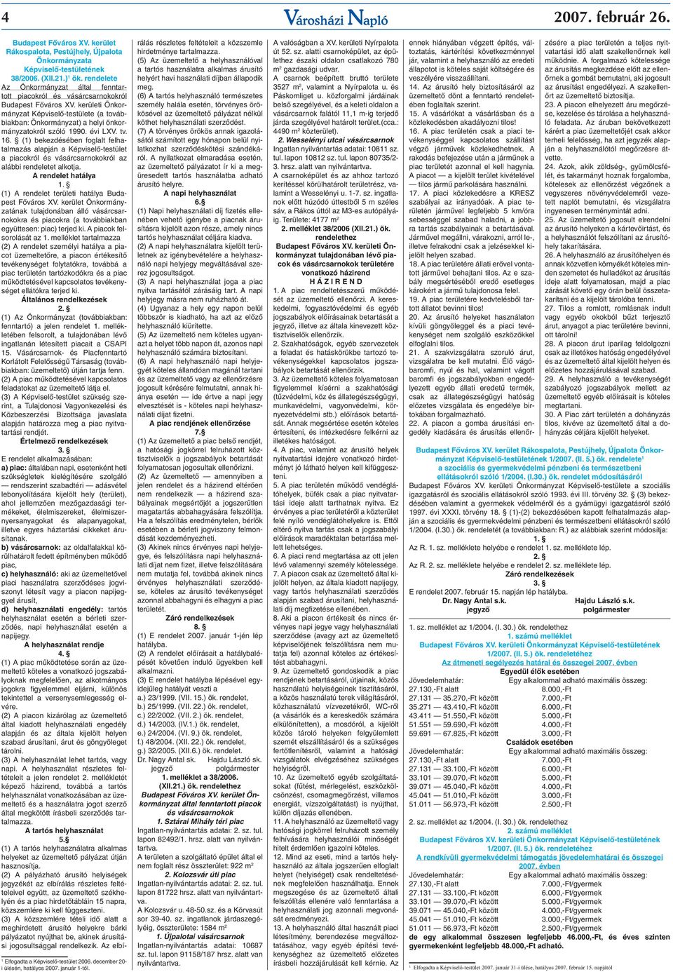 (1) bekezdésében foglalt felhatalmazás alapján a Képviselő-testület a piacokról és vásárcsarnokokról az alábbi rendeletet alkotja. A rendelet hatálya 1.