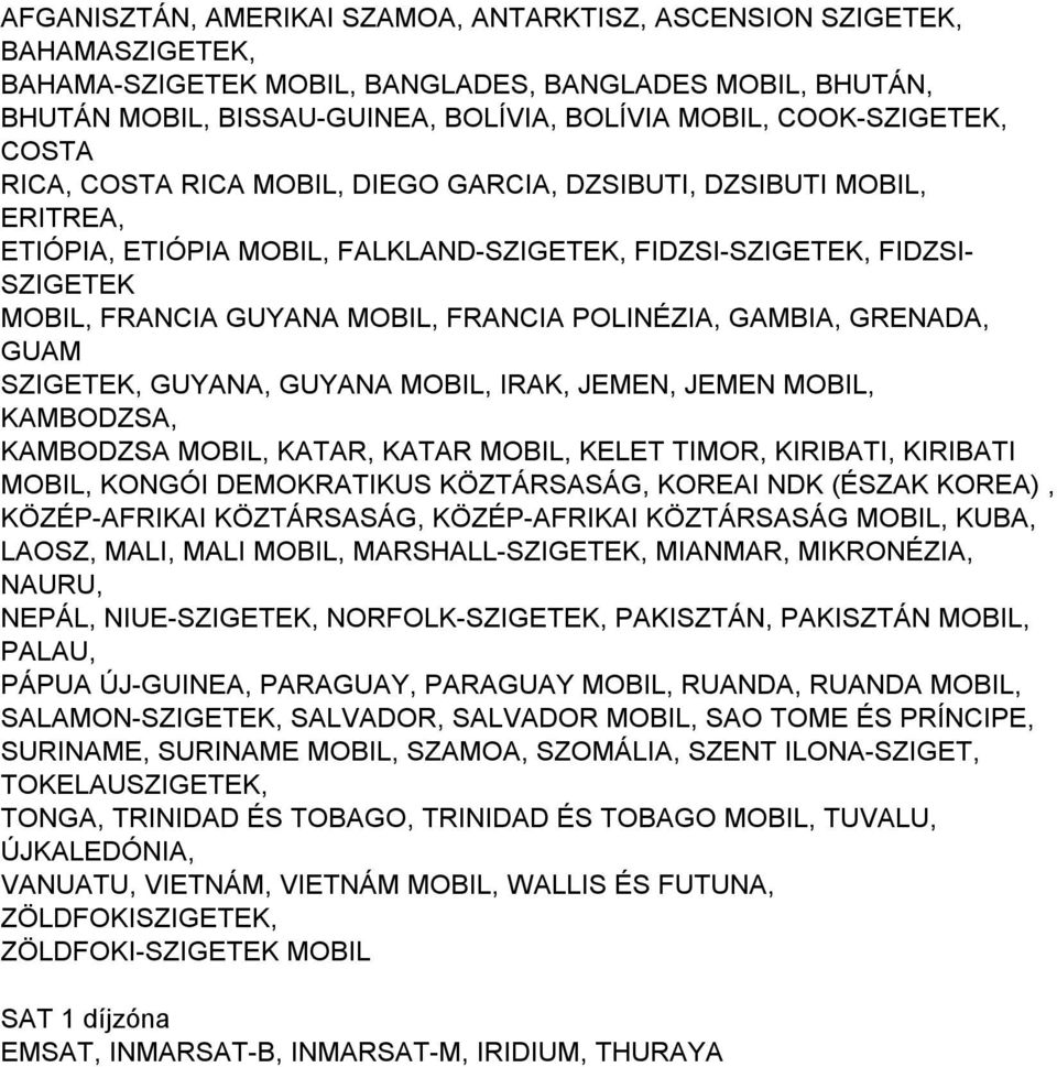 JEMEN, JEMEN KAMBODZSA, KAMBODZSA KATAR, KATAR KELET TIMOR, KIRIBATI, KIRIBATI KONGÓI DEMOKRATIKUS KÖZTÁRSASÁG, KOREAI NDK (ÉSZAK KOREA), KÖZÉP-AFRIKAI KÖZTÁRSASÁG, KÖZÉP-AFRIKAI KÖZTÁRSASÁG KUBA,