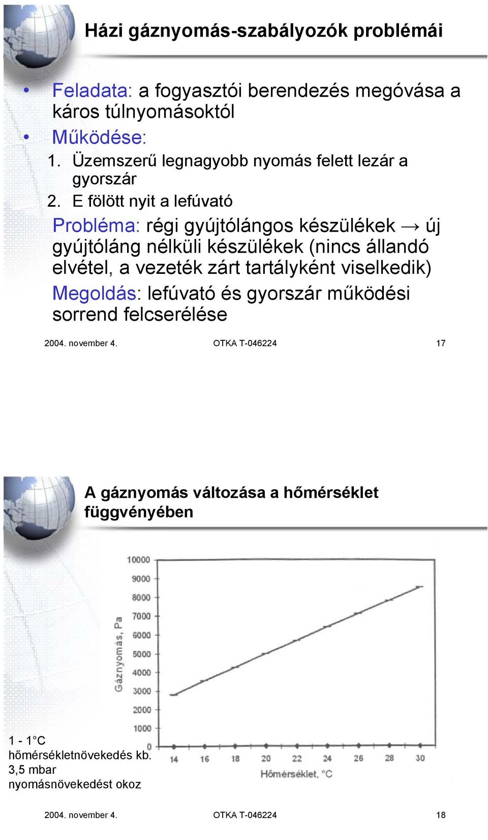 E fölött nyit a lefúvató Probléma: régi gyújtólángos készülékek új gyújtóláng nélküli készülékek (nincs állandó elvétel, a vezeték zárt