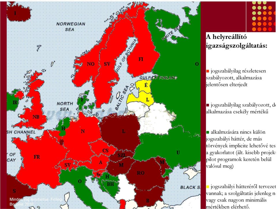 törvények implicite lehetővé tes a gyakorlatot (ált.