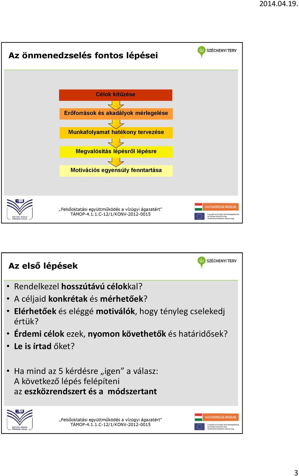 A céljaid konkrétak és mérhetőek? Elérhetőek és eléggé motiválók, hogy tényleg cselekedj értük?