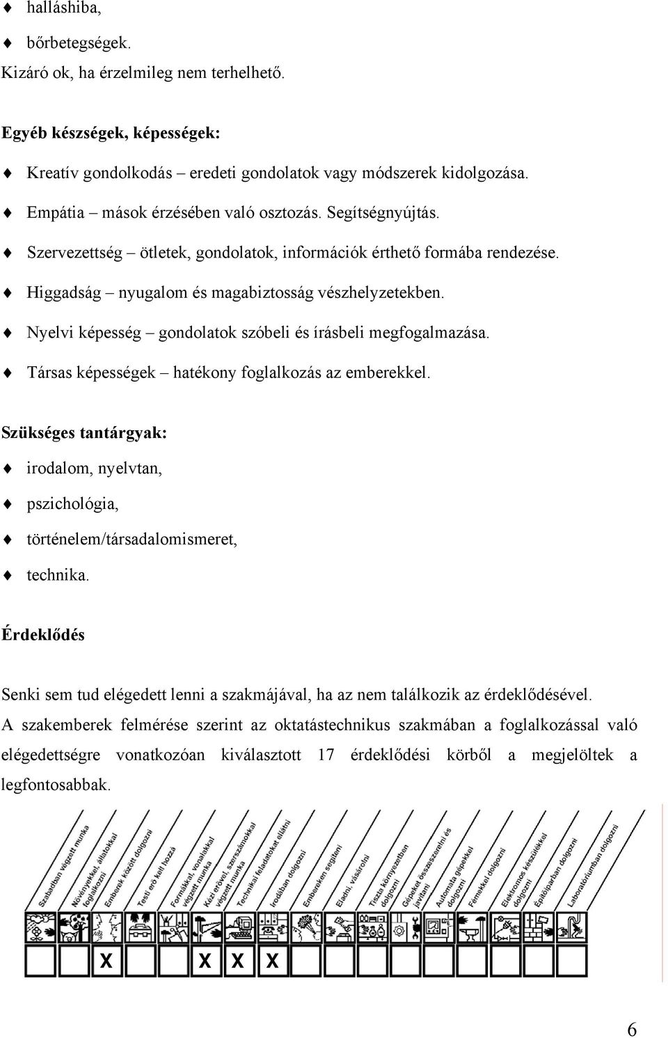 Nyelvi képesség gondolatok szóbeli és írásbeli megfogalmazása. Társas képességek hatékony foglalkozás az emberekkel.