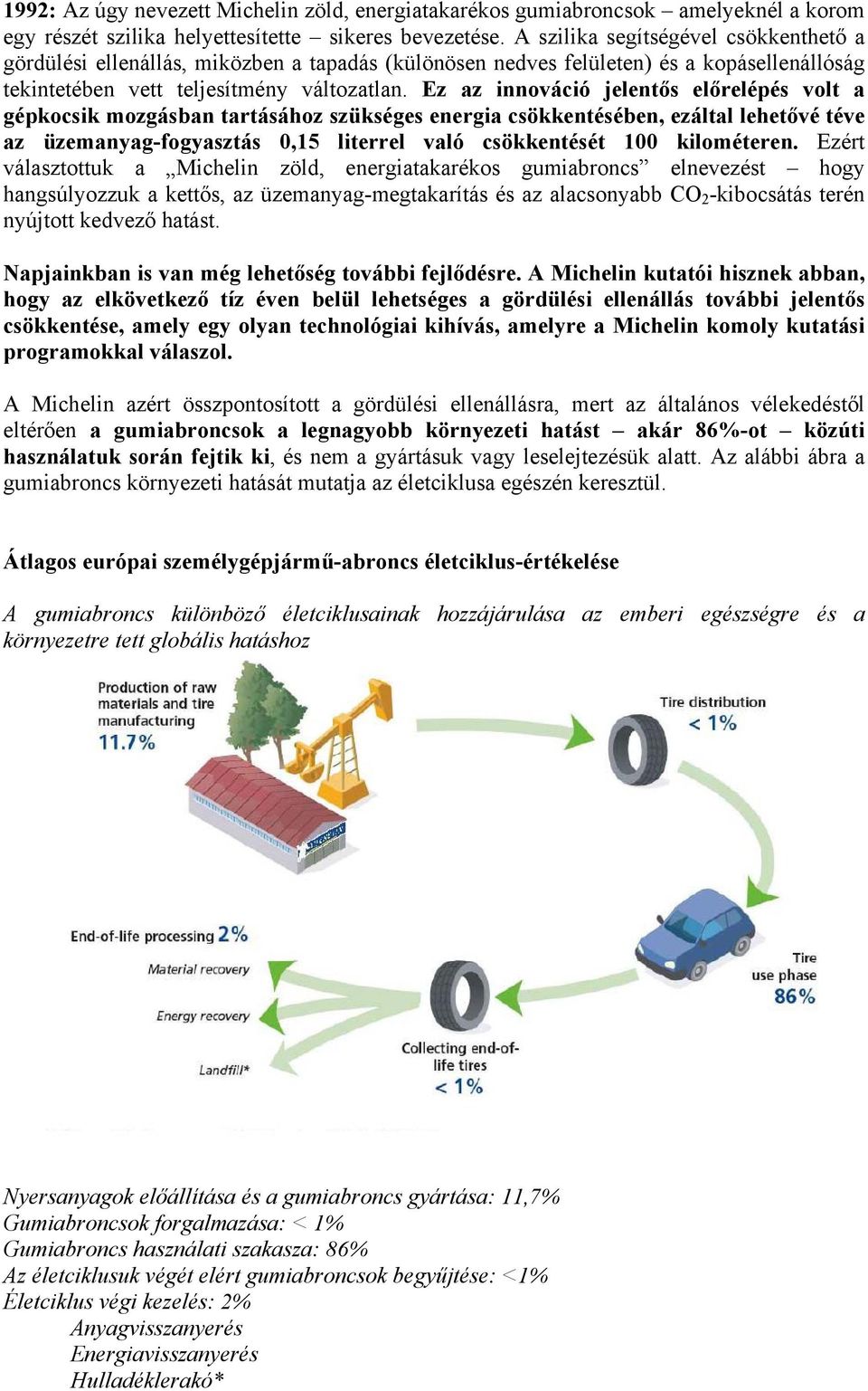 Ez az innováció jelentős előrelépés volt a gépkocsik mozgásban tartásához szükséges energia csökkentésében, ezáltal lehetővé téve az üzemanyag-fogyasztás 0,15 literrel való csökkentését 100