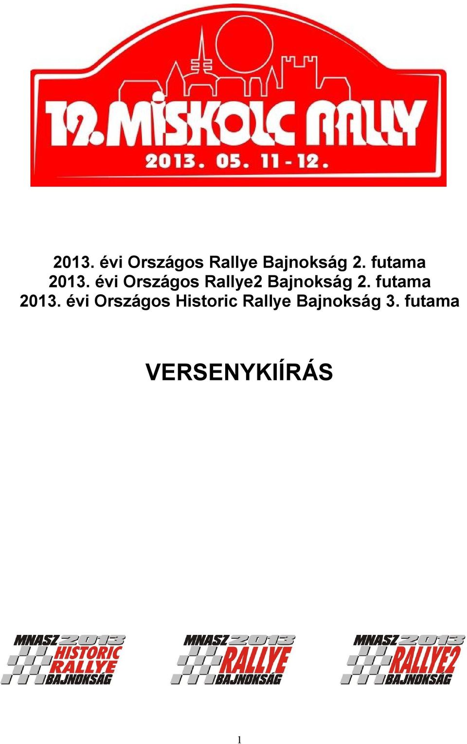 évi Országos Rallye2 Bajnokság 2.