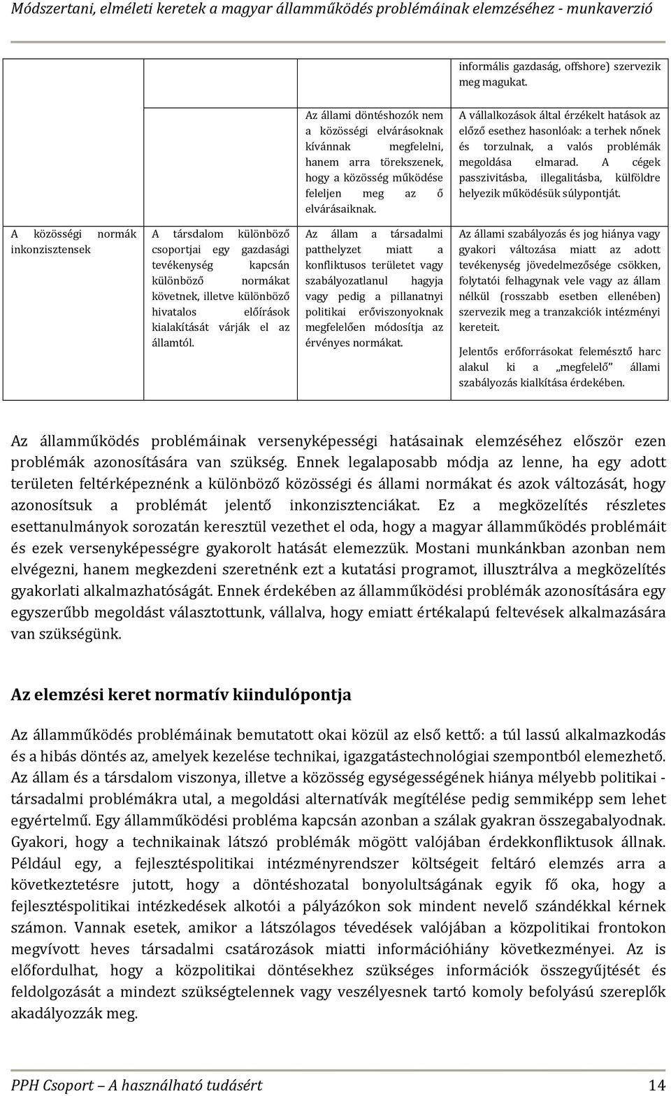 A vállalkozások által érzékelt hatások az előző esethez hasonlóak: a terhek nőnek és torzulnak, a valós problémák megoldása elmarad.