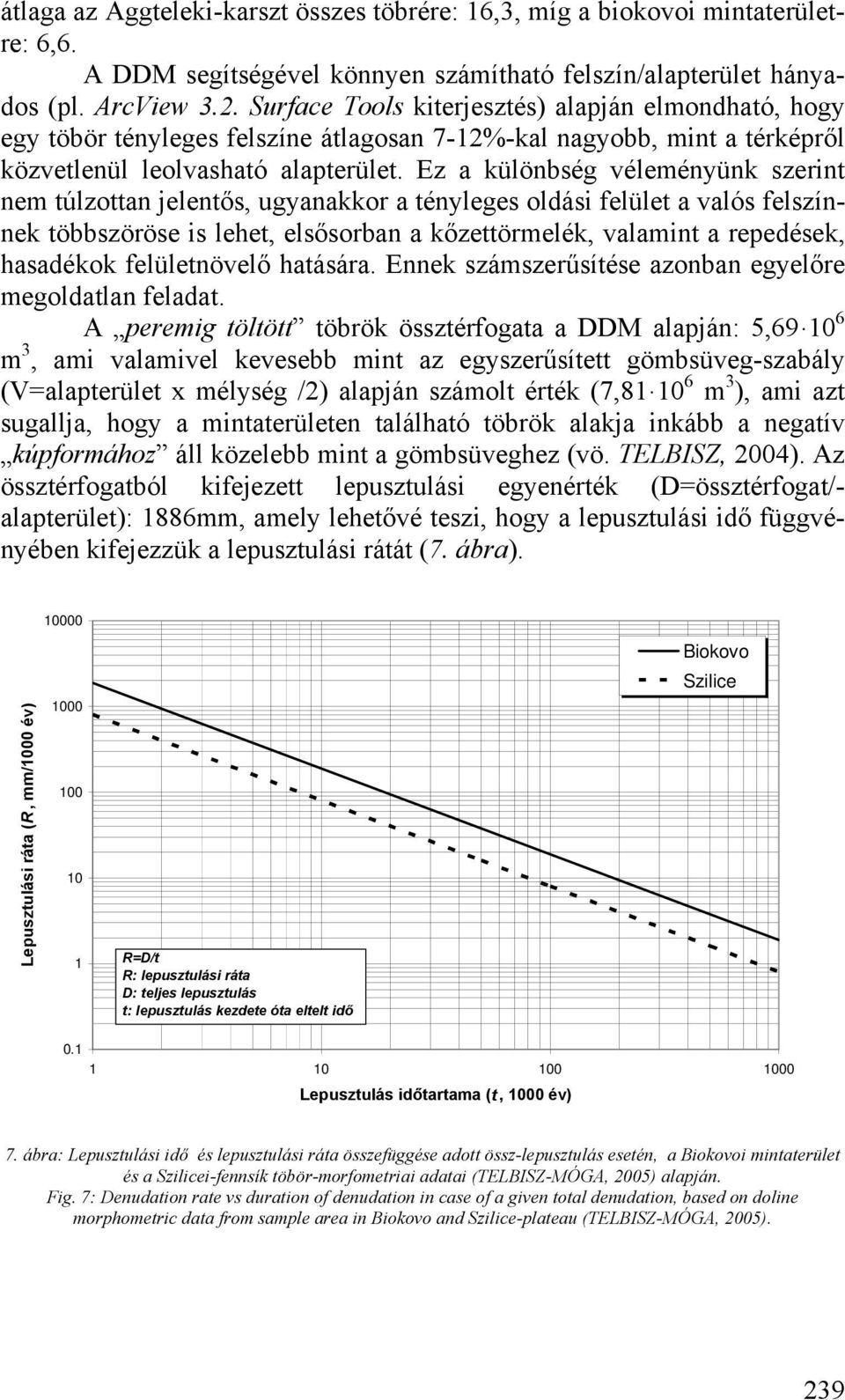 Ez a különbség véleményünk szerint nem túlzottan jelentős, ugyanakkor a tényleges oldási felület a valós felszínnek többszöröse is lehet, elsősorban a kőzettörmelék, valamint a repedések, hasadékok