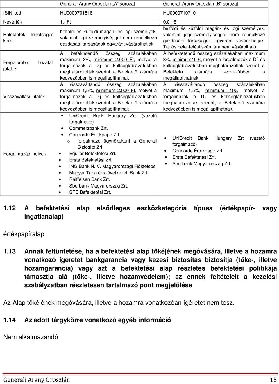 gazdasági társaságok egyaránt vásárolhatják A befektetendő összeg százalékában maximum 3%, minimum 2.