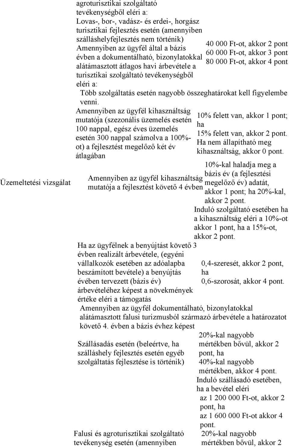 akkor 3 80 000 Ft-ot, akkor 4 Több szolgáltatás esetén nagyobb összeghatárokat kell figyelembe venni.