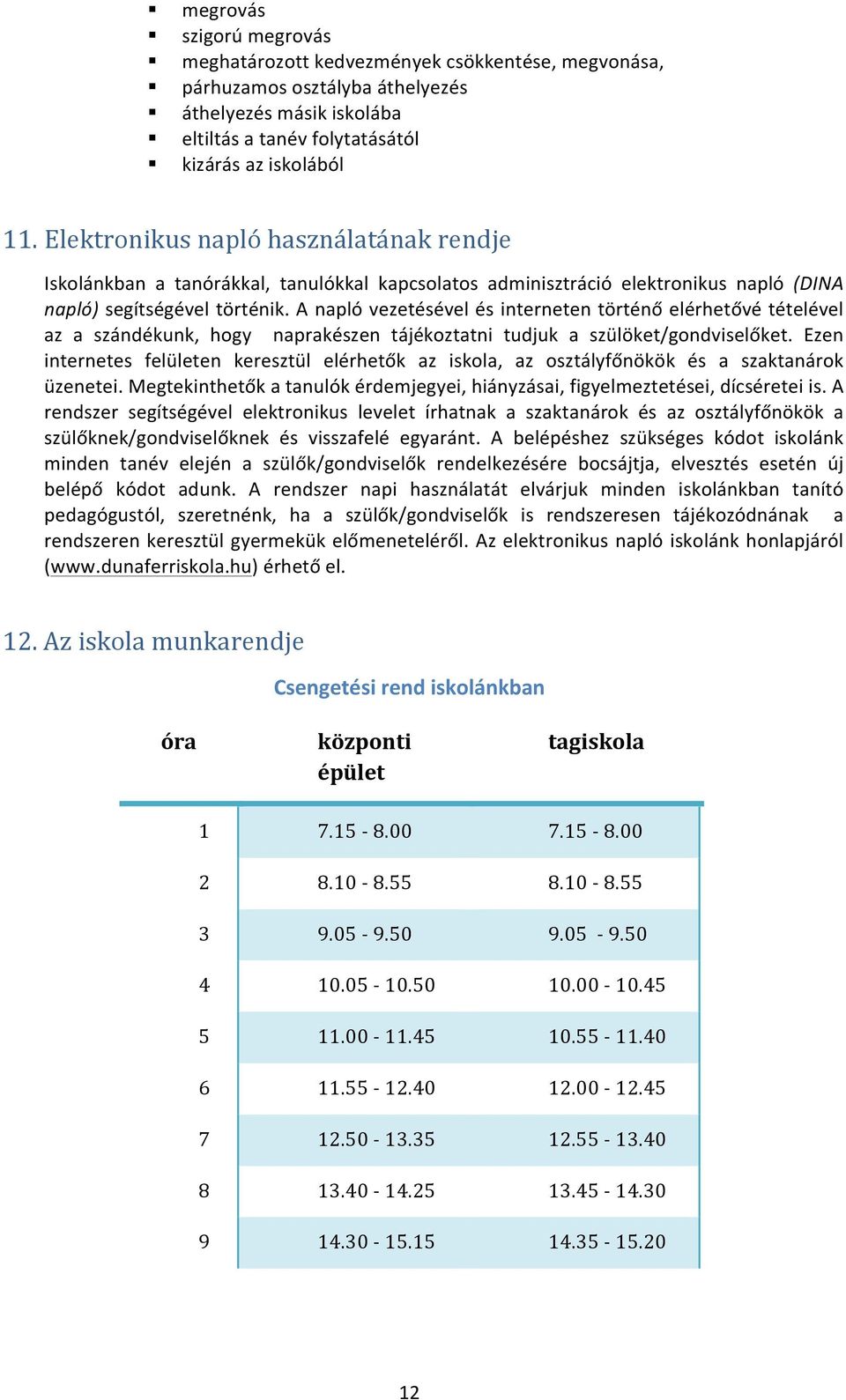 A napló vezetésével és interneten történő elérhetővé tételével az a szándékunk, hogy naprakészen tájékoztatni tudjuk a szülöket/gondviselőket.