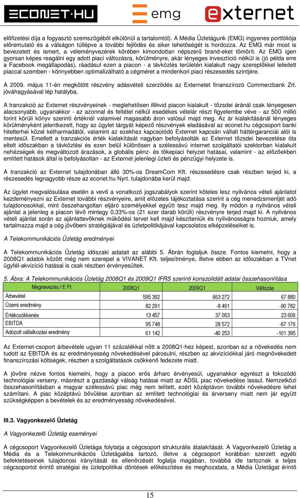 Az EMG már most is bevezetett és ismert, a véleményvezérek körében kimondottan népszerű brand-eket tömörít.