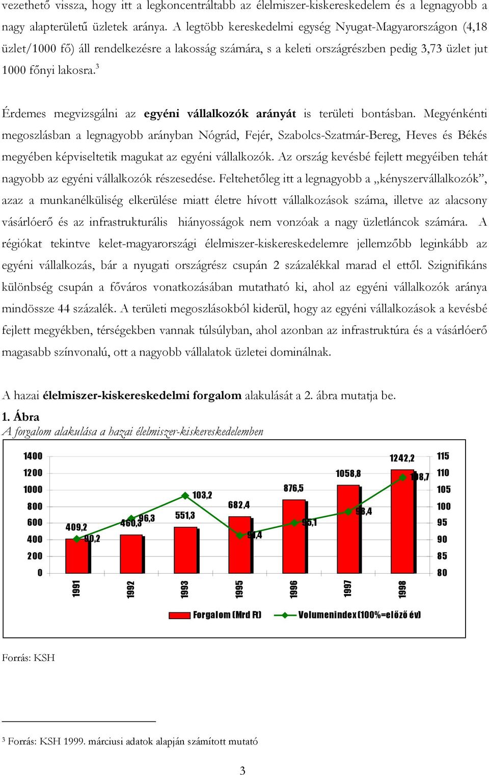 3 Érdemes megvizsgálni az egyéni vállalkozók arányát is területi bontásban.