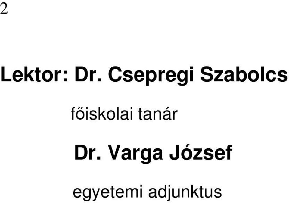 tanár Dr arga