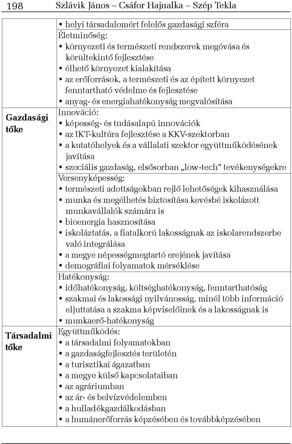 tudásalapú innovációk az IKT-kultúra fejlesztése a KKV-szektorban a kutatóhelyek és a vállalati szektor együttmûködésének javítása szociális gazdaság, elsõsorban low-tech tevékenységekre