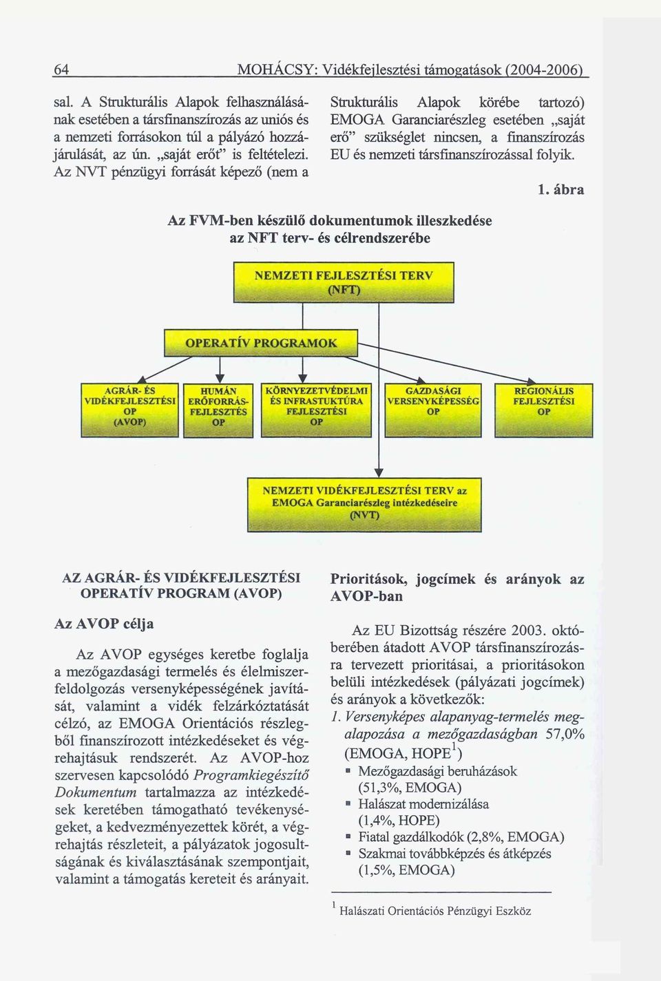 Az NVT pénzügyi forrását képező (nem a Strukturális Alapok körébe tartozó) EMOGA Garanciarészleg esetében saját erő szükséglet nincsen, a finanszírozás EU és nemzeti társfinanszírozással folyik. 1.