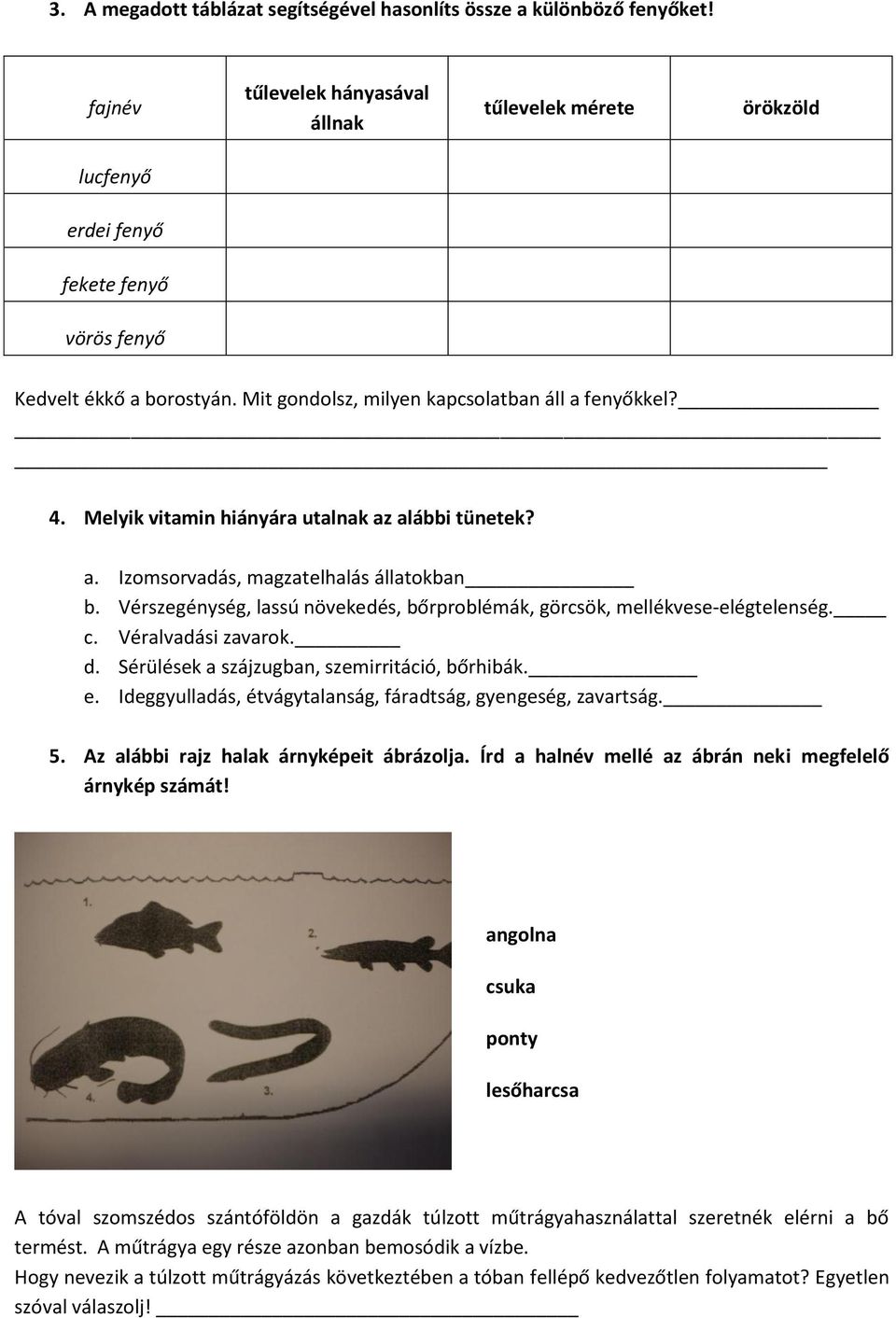 Melyik vitamin hiányára utalnak az alábbi tünetek? a. Izomsorvadás, magzatelhalás állatokban b. Vérszegénység, lassú növekedés, bőrproblémák, görcsök, mellékvese-elégtelenség. c. Véralvadási zavarok.