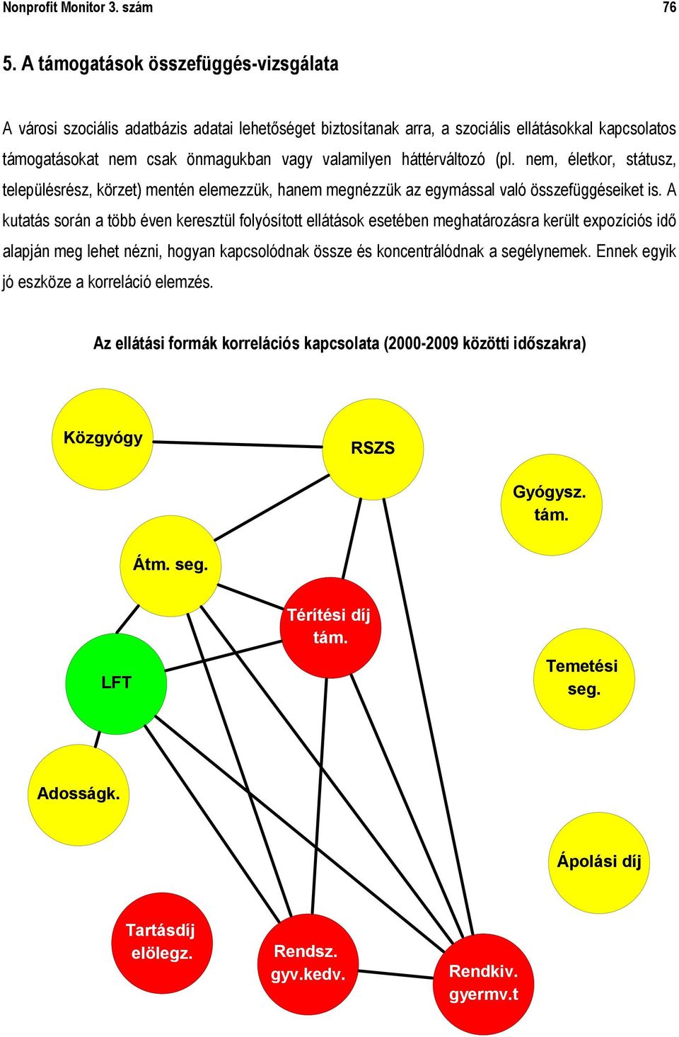 háttérváltozó (pl. nem, életkor, státusz, településrész, körzet) mentén elemezzük, hanem megnézzük az egymással való összefüggéseiket is.