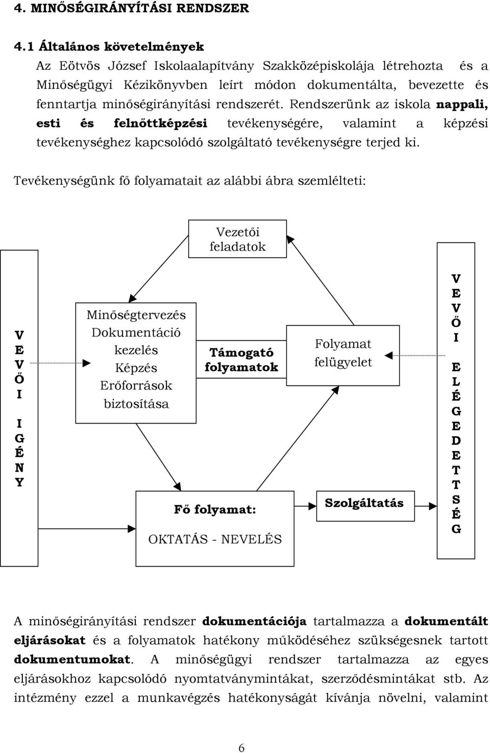 Rendszerünk az iskola nappali, esti és felnőttképzési tevékenységére, valamint a képzési tevékenységhez kapcsolódó szolgáltató tevékenységre terjed ki.