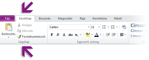 Első lépések a OneNote 2010 használatában Ha már hosszabb ideje használja a Microsoft OneNote alkalmazást, felmerülhet a kérdés, hogy a OneNote 2007 parancsai és eszköztárgombjai hol találhatók a