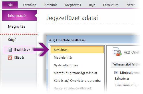 Hol található az Új jegyzetfüzet varázsló? A OneNote alkalmazásban egyszerre több jegyzetfüzeten is dolgozhat.