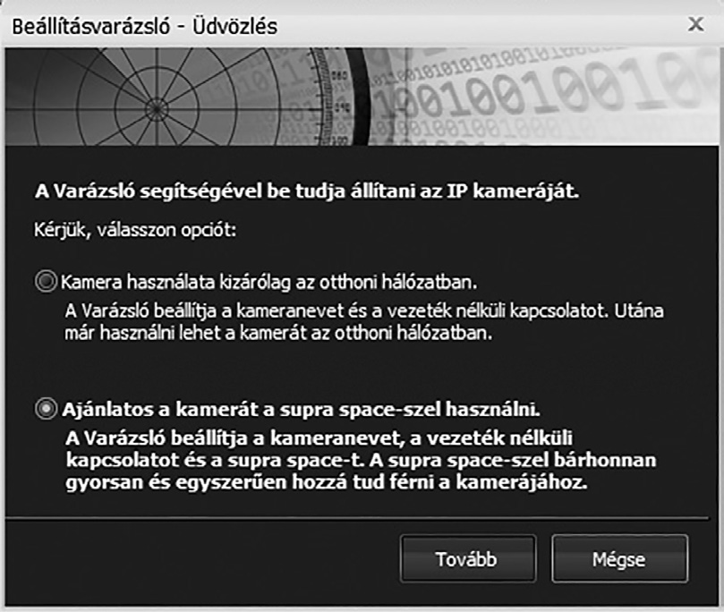 A kamera modelljére válassza a Maginon IPC-25 HDC -t, majd kattintson rá az OK -ra. Ekkor a rendszer lehívja a kamera beállításait. 3.