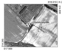 1. ábra. A két mintaterület térképe és a szılıterület hosszmetszete a kihelyezett üledékcsapdákkal 4.