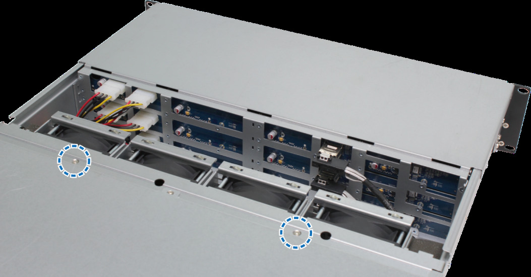 RAM modul hozzáadása a RackStationhöz A Synology olyan 2 GB-os RAM modulokat kínál, amelyek segítségével bővíthető a RackStation memóriakapacitása.