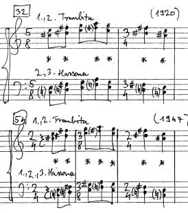 Horváth Zsolt: Stravinsky 1913 és 1920 között írott műveinek tonális és harmóniai vonatkozásai 122 122.