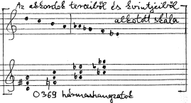 Horváth Zsolt: Stravinsky 1913 és 1920 között írott műveinek tonális és harmóniai vonatkozásai 70 basszus regiszterben külön is kiemeli a 4. zongora, s az így kapott oktaton kör a 2.