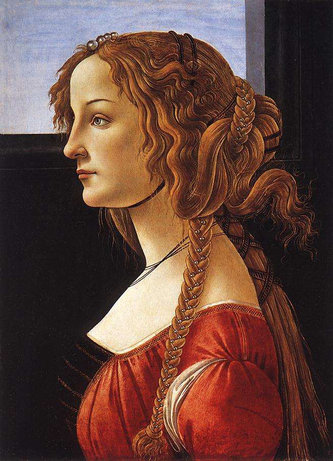 Botticelli, Sandro Fiatal nő portréja