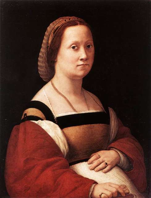Raffaello, Sanzio Várandós hölgy