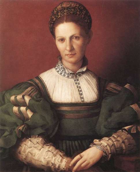Bronzino, Agnolo Hölgy zöld