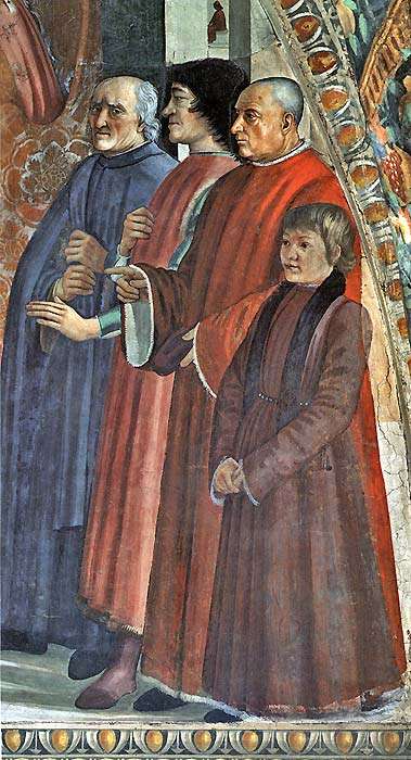 Domenico Ghirlandaio 1485 Santa Trinita, Cappella Sasetti