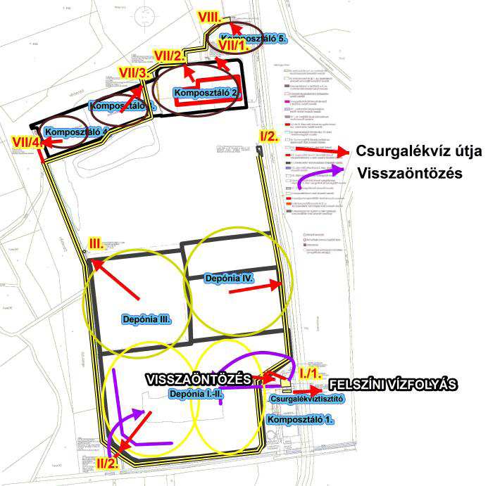 A.K.S.D. DEBRECEN HULLADÉKLERAKÓ TELEP CSURGALÉKVÍZ RENDSZERÉNEK VÍZFORGALMI VIZSGÁLATA ezáltal következtettünk az egyes csurgalékvíz gyűjtő alegységekben keletkező csurgalékvíz mennyiségére. 1.