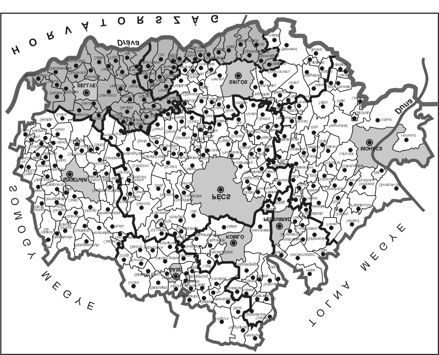 sági-társadalmi szempontból egyik legelmaradottabb kistérségére, valamint a vizsgálati eljárásban hasonló okokból hozzá kapcsolt 20 siklósi településre, vagyis a néprajzi értelemben vett Ormánságra